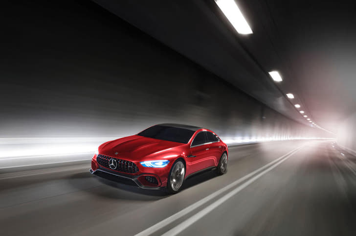Mercedes AMG-GT4 sedan concept image gallery