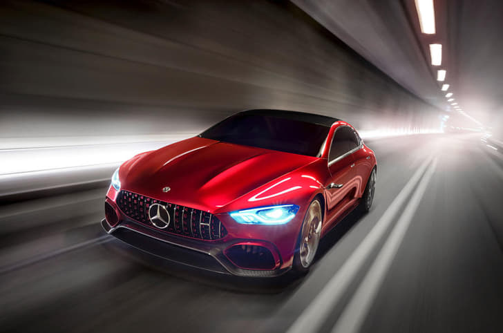 Mercedes AMG-GT4 sedan concept image gallery