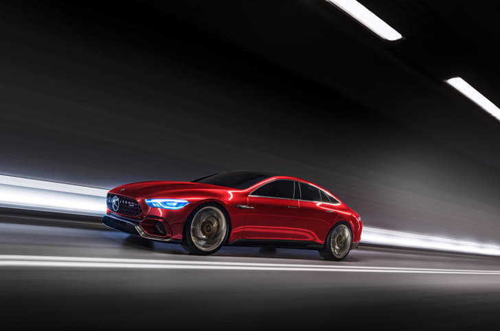 Mercedes AMG-GT4 sedan concept image gallery