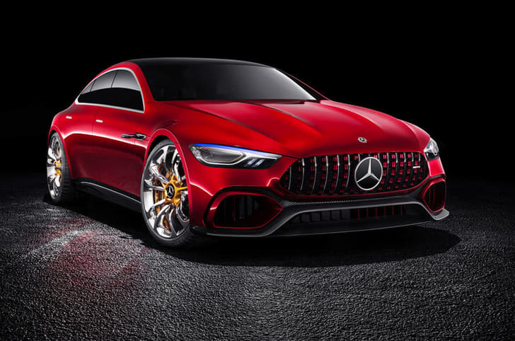 Mercedes AMG-GT4 sedan concept image gallery