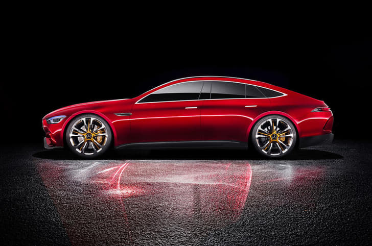 Mercedes AMG-GT4 sedan concept image gallery