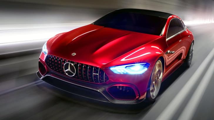 Mercedes AMG-GT4 sedan concept image gallery