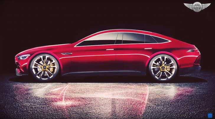 Mercedes AMG-GT4 sedan concept image gallery