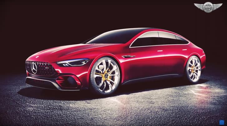 Mercedes AMG-GT4 sedan concept image gallery