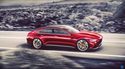 Mercedes AMG-GT4 sedan concept image gallery