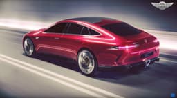 Mercedes AMG-GT4 sedan concept image gallery