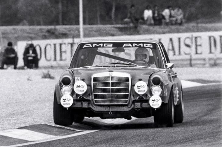 In 1971, the AMG 300 SEL 6.8 came out of nowhere to claim victory in its class, and came in second place overall in the 24 Hours of Spa in Belgium.