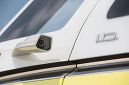The concept features cameras in place of rear-view mirrors.