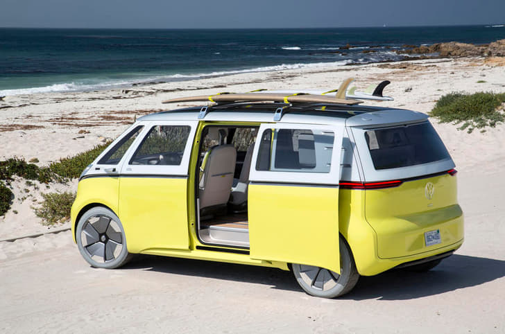 The ID Buzz can seat up to eight people.