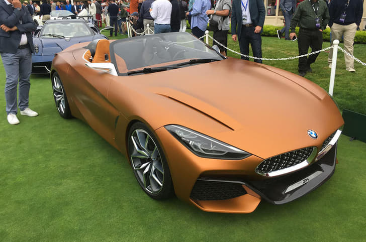 Back on the concept lawn, BMW showed its new Z4 Concept...