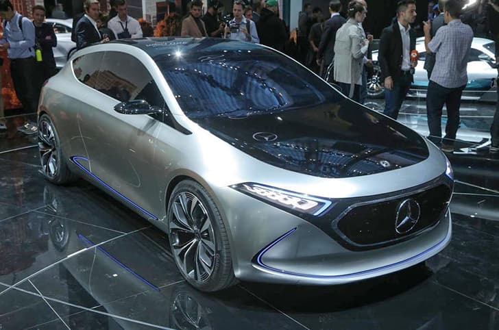 Mercedes-Benz EQA hatchback concept image gallery