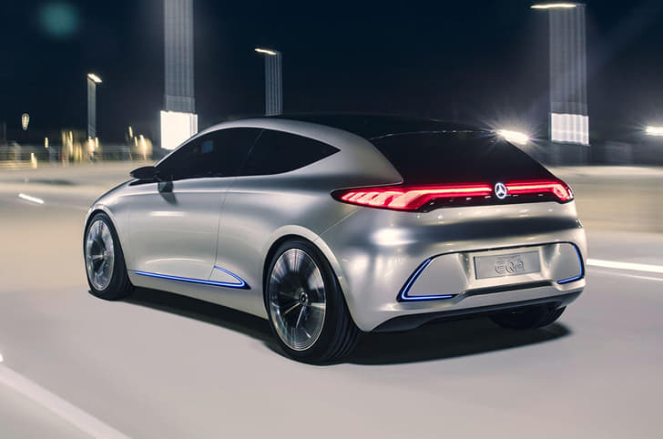 Mercedes-Benz EQA hatchback concept image gallery