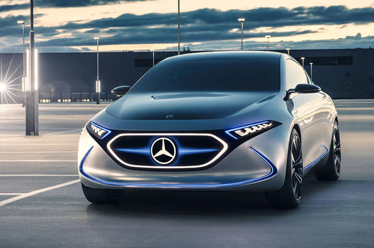 Mercedes-Benz EQA hatchback concept image gallery