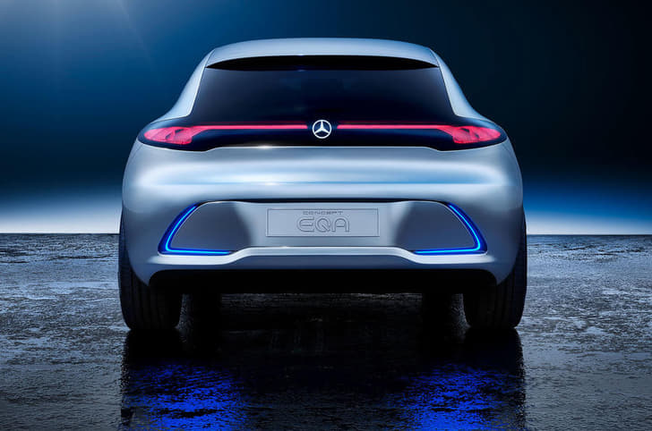Mercedes-Benz EQA hatchback concept image gallery