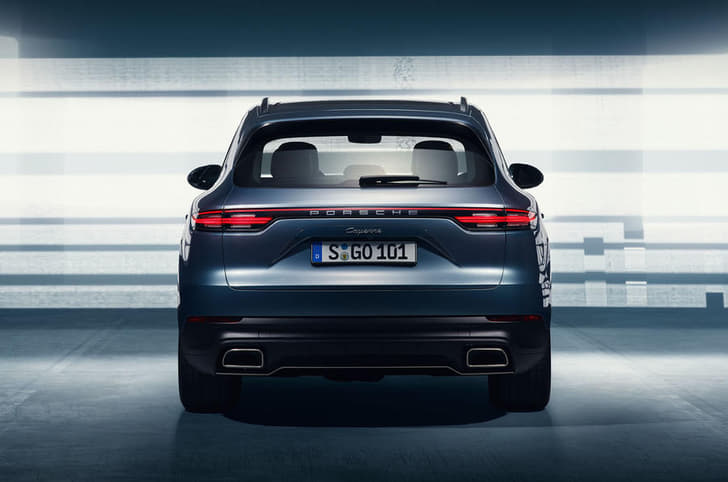 Porsche Cayenne Rear View
