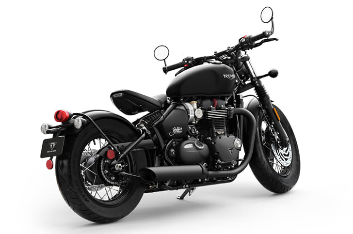 2018 Triumph Bonneville Bobber Black image gallery