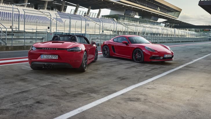 Porsche 718 Cayman GTS and Boxster GTS image gallery