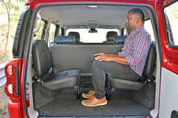 Legroom is going to be compromised with two passengers at the back.