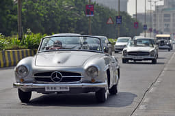 Yohan Poonawalla's immaculate 190SL was a crowd favourite.