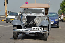 Goenka's Concours winning Nurburg ran flawlessly at the rally.