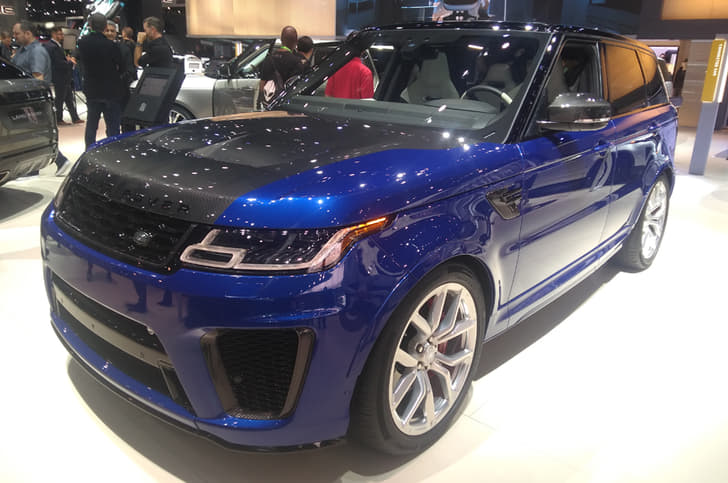 Range Rover Sport SVR facelift.