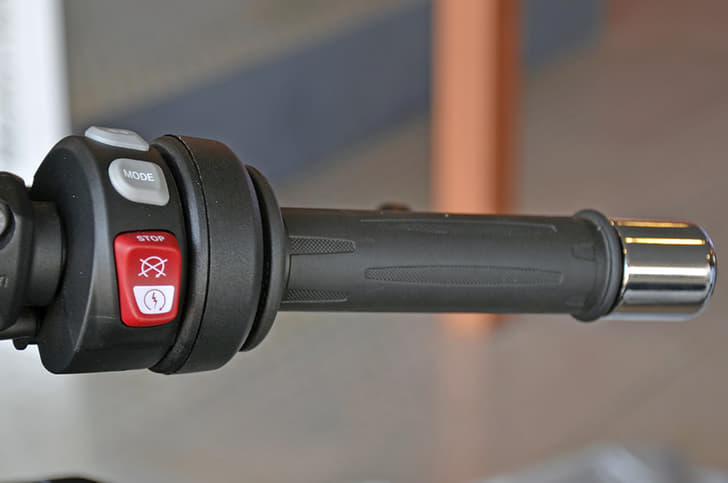 BMW K1600B right hand side switchgear.