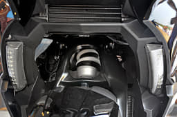 BMW K1600B Telelver front suspension.