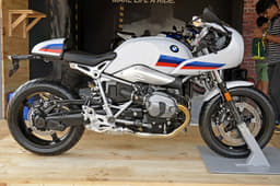 BMW R nineT Racer side profile.