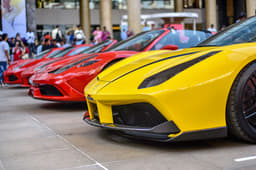 Ferrari 70th anniversary drive in Mumbai image gallery