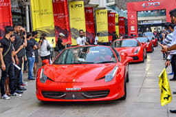 Ferrari 70th anniversary drive in Mumbai image gallery