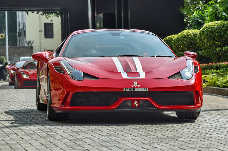 Ferrari 70th anniversary drive in Mumbai image gallery