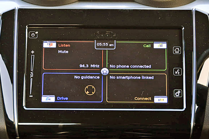 7.0-inch SmartPlay touchscreen on Z+ trim cars features SD card-based navigation and also comes bundled with Android Auto and Apple CarPlay.