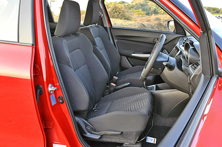 All but the base L spec Swifts get driver's seat height adjust.  