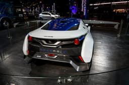 This car has a claimed range of 350km on a full charge.