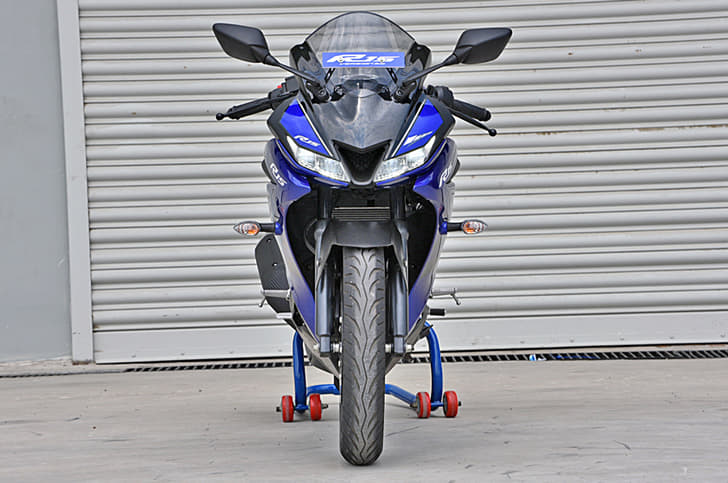 Large windscreen is one of the best we've seen at this price.