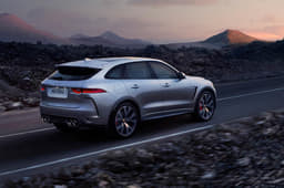 Jaguar F Pace Rear View Jaguar F Pace Rear View
