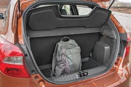 Boot is same as Figo’s which means you can fit quite a bit of luggage in here.