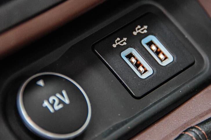 Dual USB points come very handy.