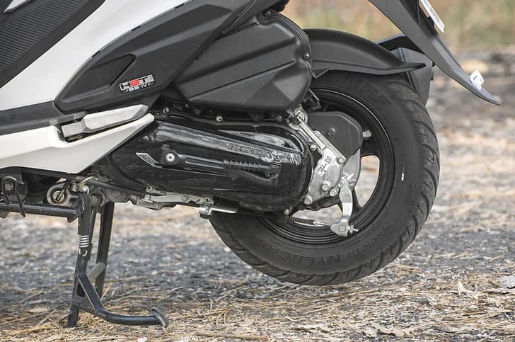 Grazia's ride quality is good for most road condition but not as plush as the Ntorq's. 