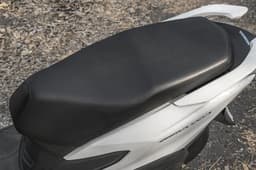 Dio-sourced seat on the Grazia is roomy, but could offer more comfort. 