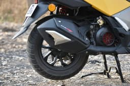 Ntorq’s exhaust sounds as racy as its looks suggest.