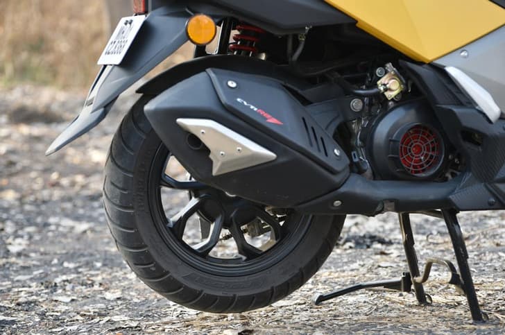 Ntorq’s exhaust sounds as racy as its looks suggest.