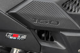 Textured panels have been used extensively on the X Blade. 