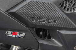 Textured panels have been used extensively on the X Blade. 