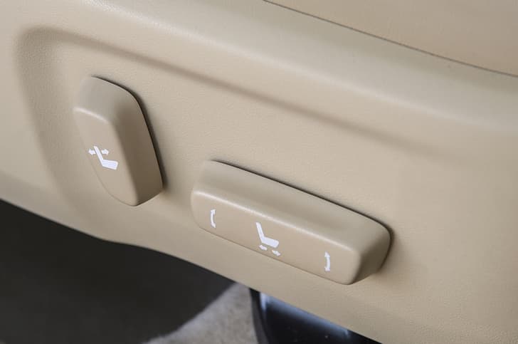 First in segment powered driver's seat makes car feel special.