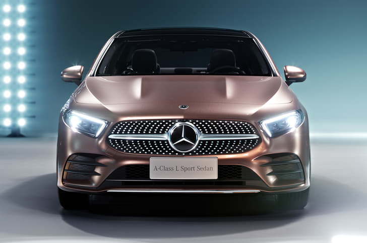 Front-end styling similar to recently introduced fourth-gen A-class hatchback.
