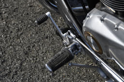 Feet-forward stance great on the highway; needs patience in traffic. 