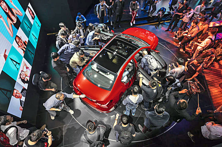 Mercedes A-class sedan