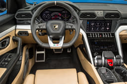Three-screen layout for the infotainment system plucked from the Audi A8.