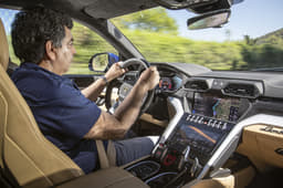 The way the Urus handles high-speed corners almost defies the laws of physics.